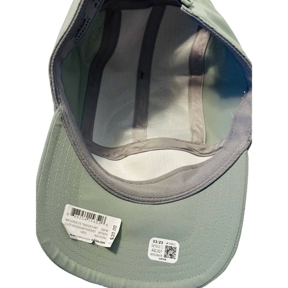 Adidas Women's Superlite Trainer Hat Silver Green - Picture 3 of 3